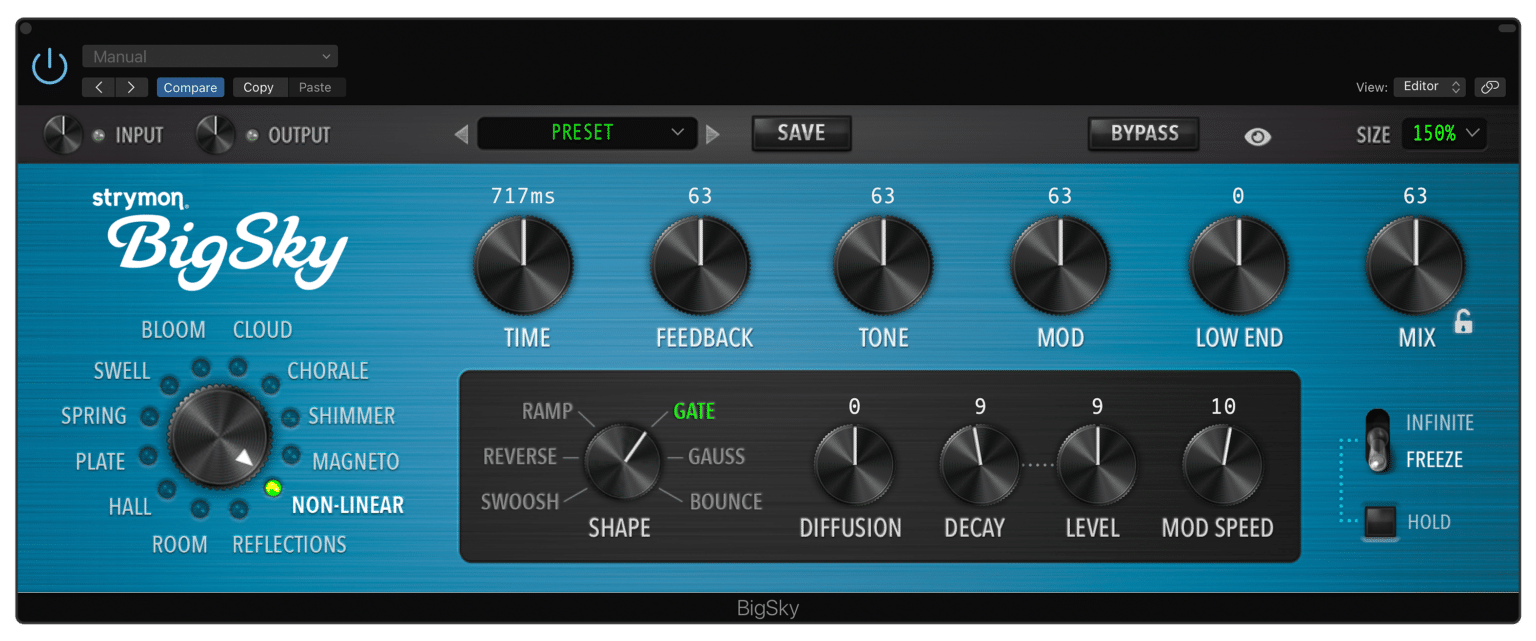 BigSky Plugin UI — NonLinear Algorithm